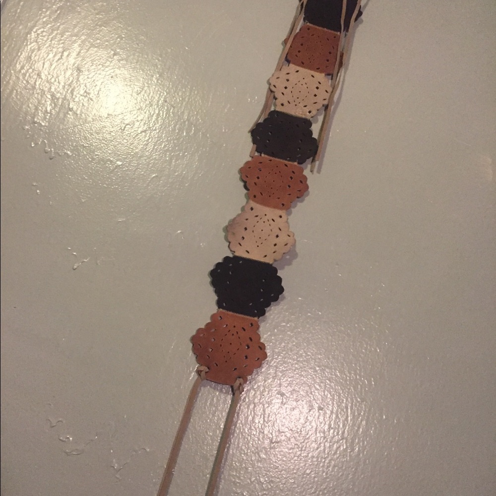 “Leather” waist belt